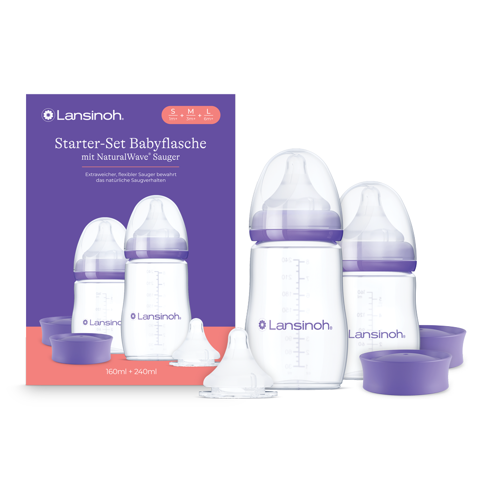 lansinoh-starter-set-babyflaschen-mit-naturalwave-sauger-10-statt-17-99 image 1