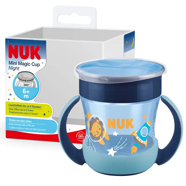 nuk-mini-magic-cup-night-trinklernbecher-160-ml-360-auslaufschutz-leuchtet-im-du-2 image 1
