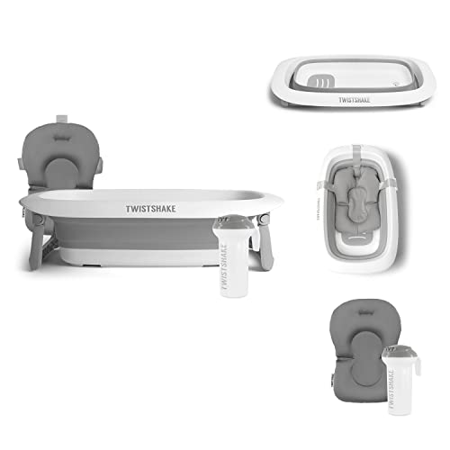 twistshake-badeset-faltbare-babywanne-30-l-mit-anti-rutsch-kissen-und-ausgie-kru image 5