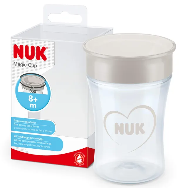 nuk-magic-cup-trinklernbecher-auslaufsicherer-360-trinkrand-ab-8-monaten-230-ml- image 1