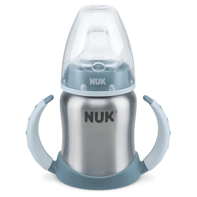 nuk-learner-cup-trinklernbecher-aus-edelstahl-125-ml-6-18-monate-auslaufsicher-d image 1