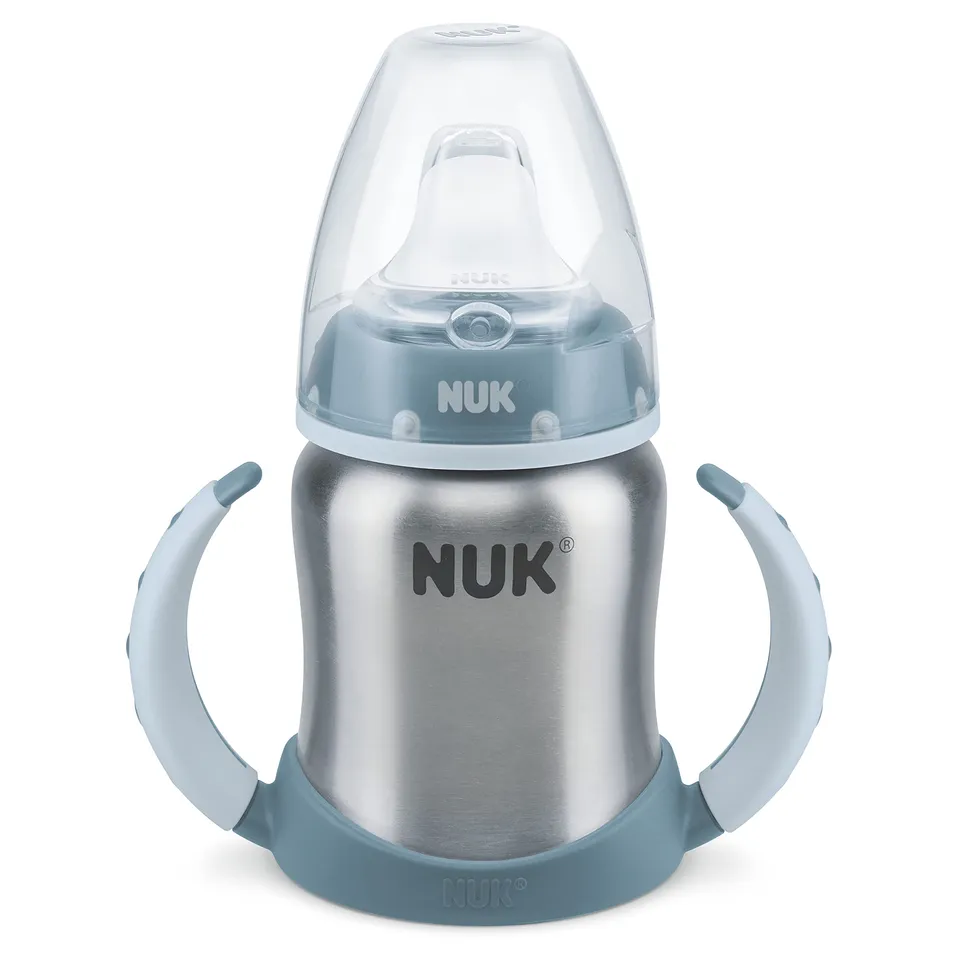 nuk-learner-cup-trinklernbecher-aus-edelstahl-125-ml-6-18-monate-auslaufsicher-d image 1