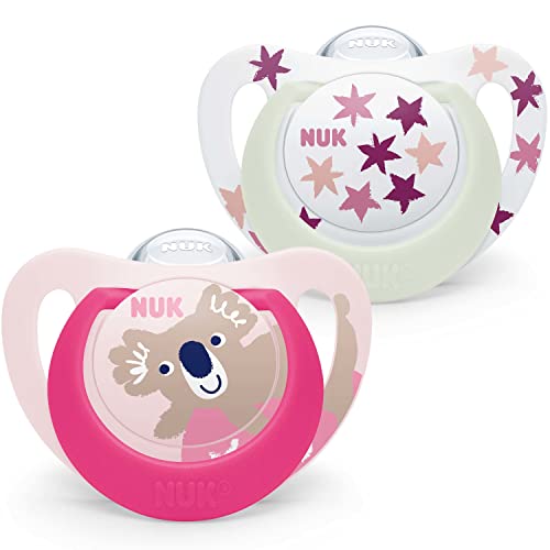 nuk-star-babyschnuller-6-18-monate-day-night-bpa-freies-silikon-pink-koala-2-st- image 7