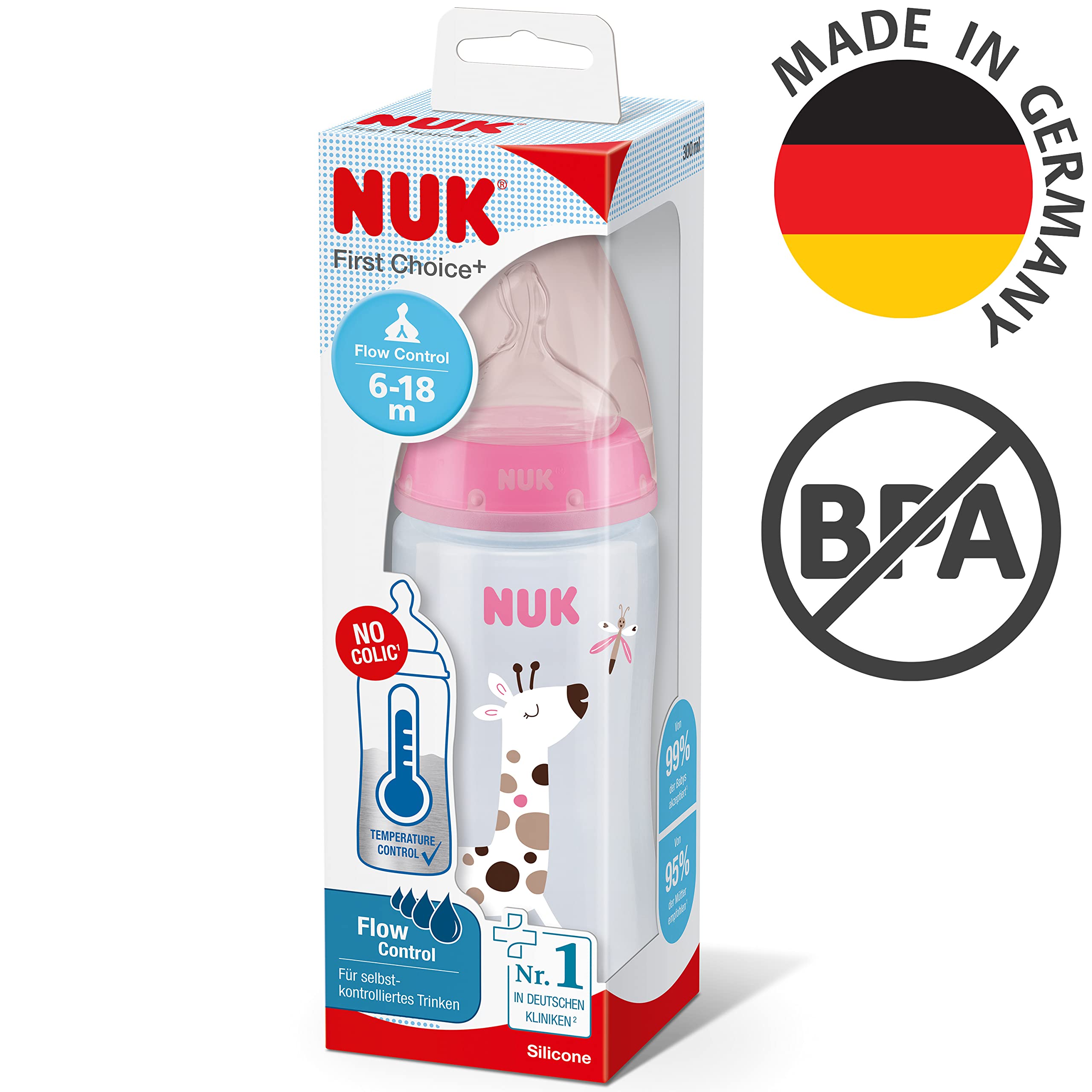 nuk-first-choice-babyflasche-300-ml-6-18-monate-temperature-control-flow-control image 7