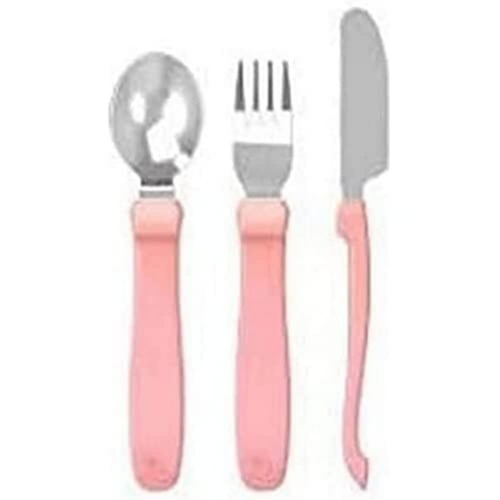 twistshake-78216-kinderbesteckset-12-monate-pastellkoralle image 1