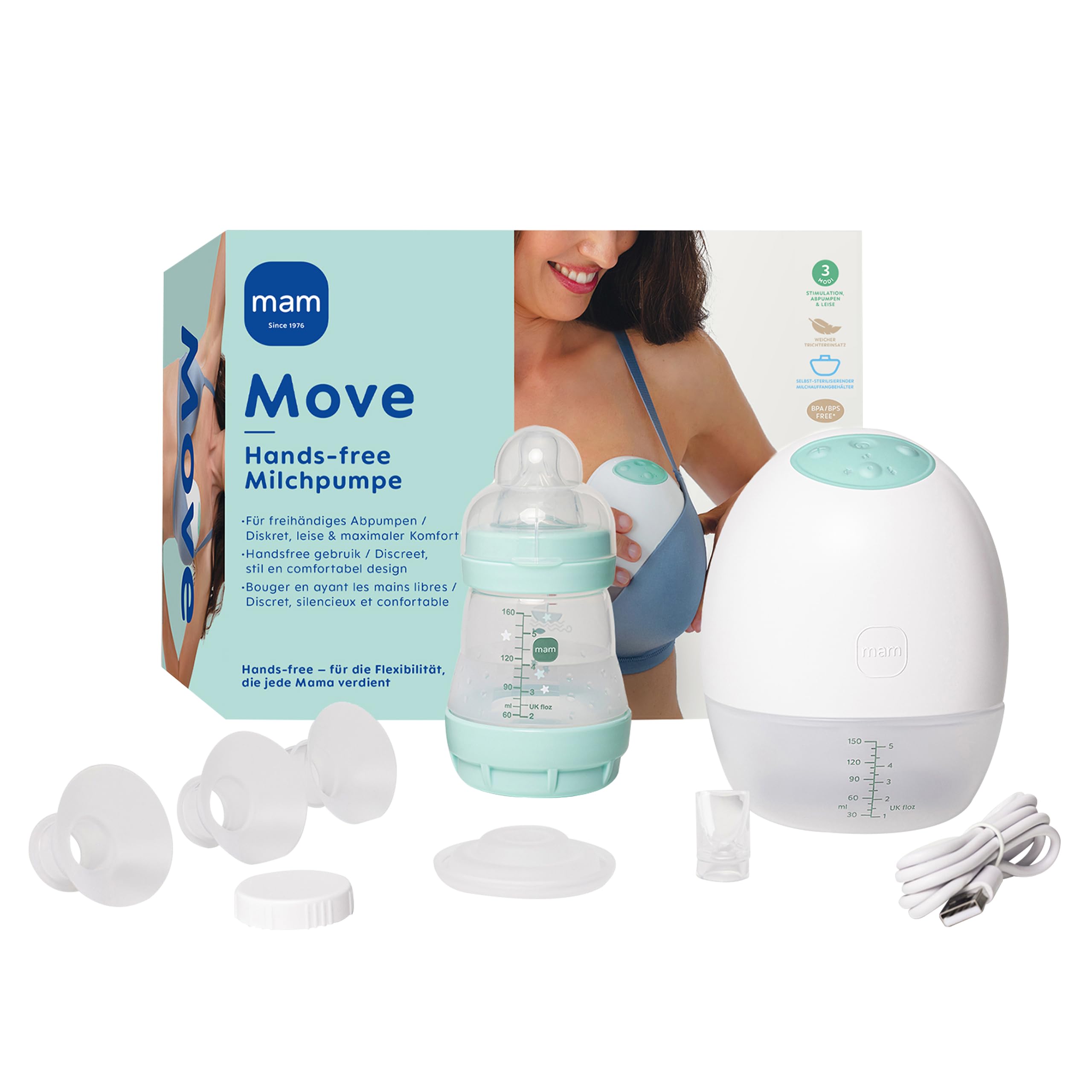 mam-move-milchpumpe-handsfree-ohne-schl-uche-oder-kabel-elektrisch-3-modi-passt- image 3