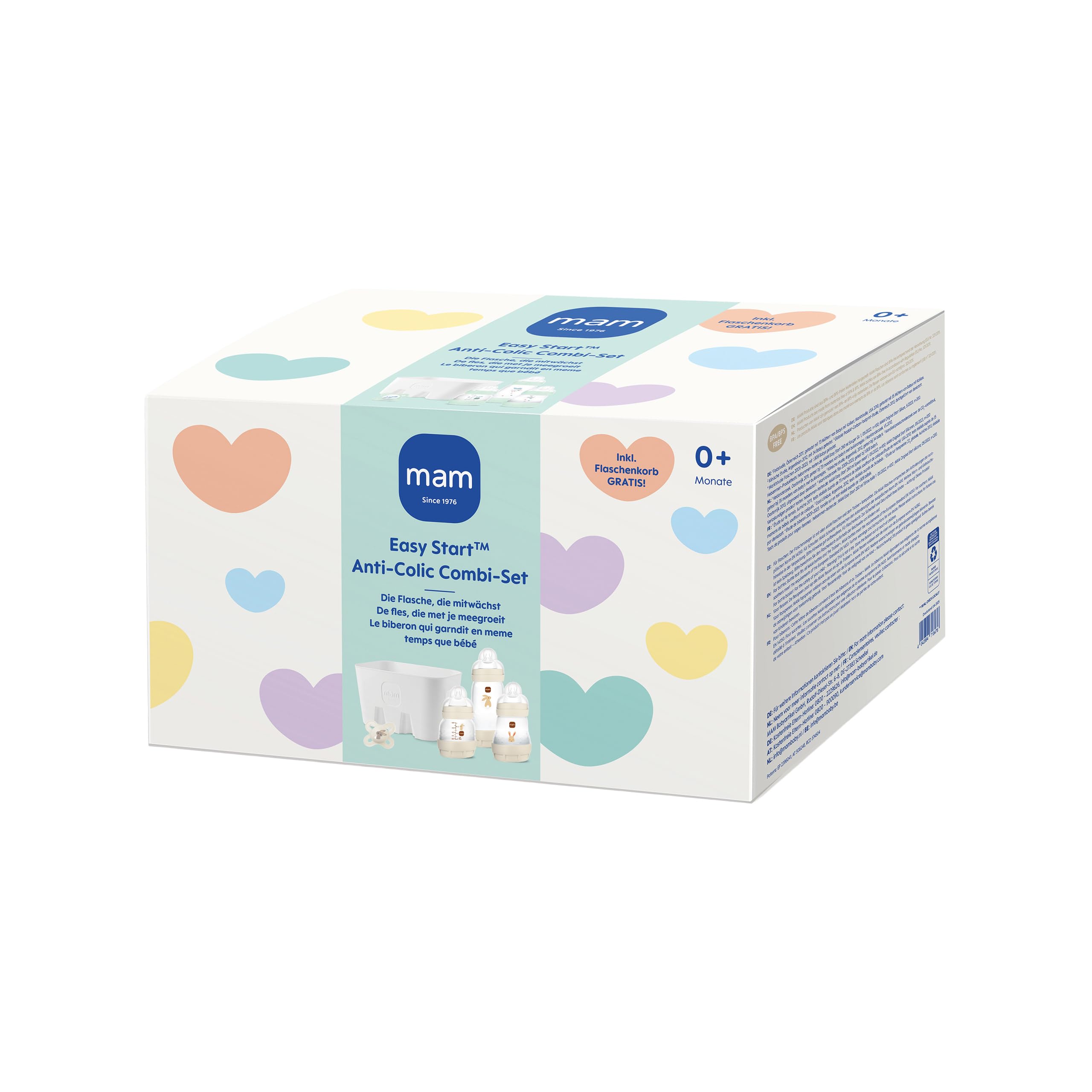 mam-easy-start-anti-colic-set-0-monate-baby-geschenk-set-2-babyflaschen-4-flasch image 3