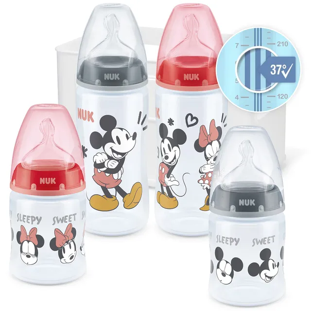 nuk-first-choice-babyflaschen-starter-set-0-6-monate-4-flaschen-mit-temperature--2 image 1