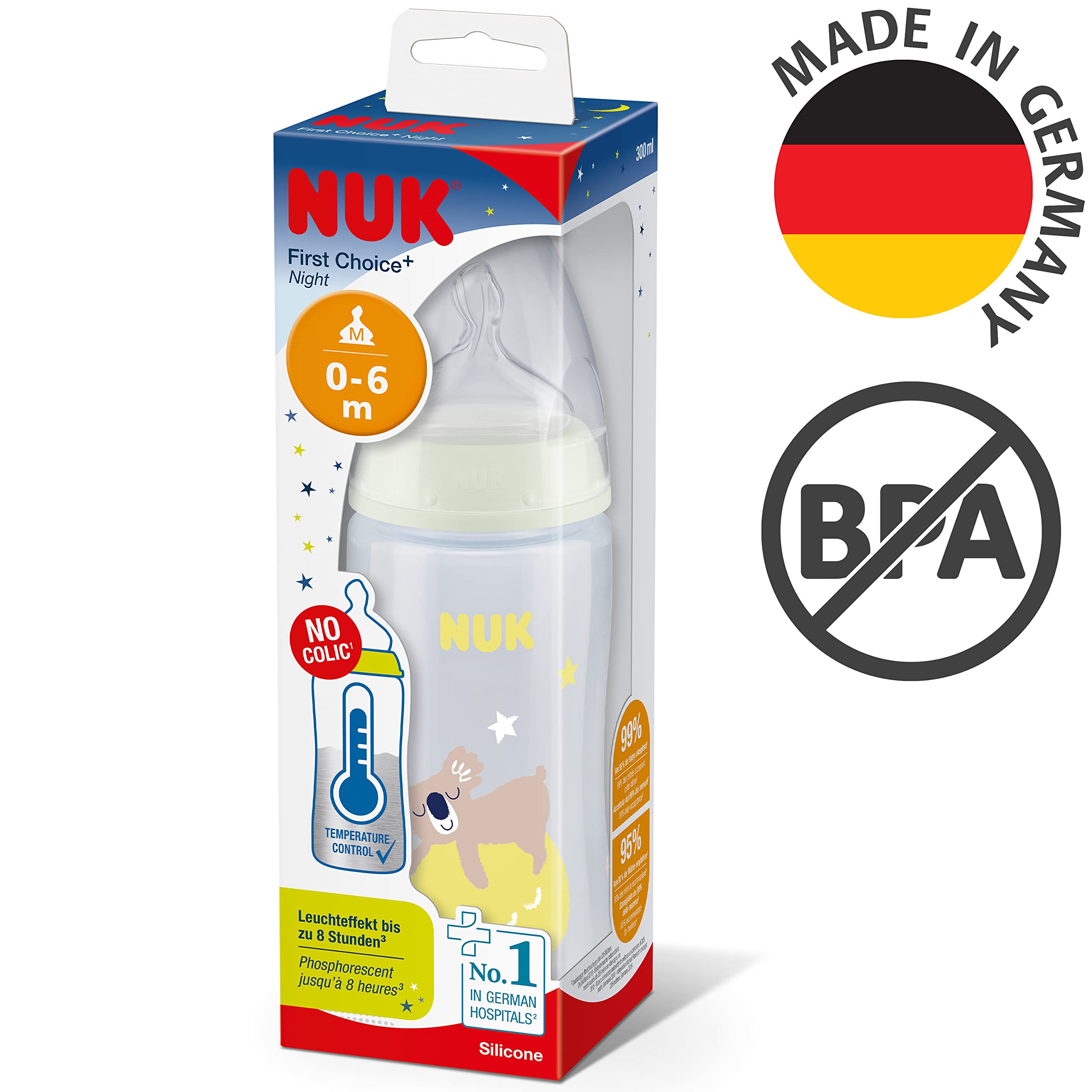 nuk-first-choice-night-babyflasche-300-ml-ab-0-6-monaten-leuchtet-im-dunkeln-tem image 7
