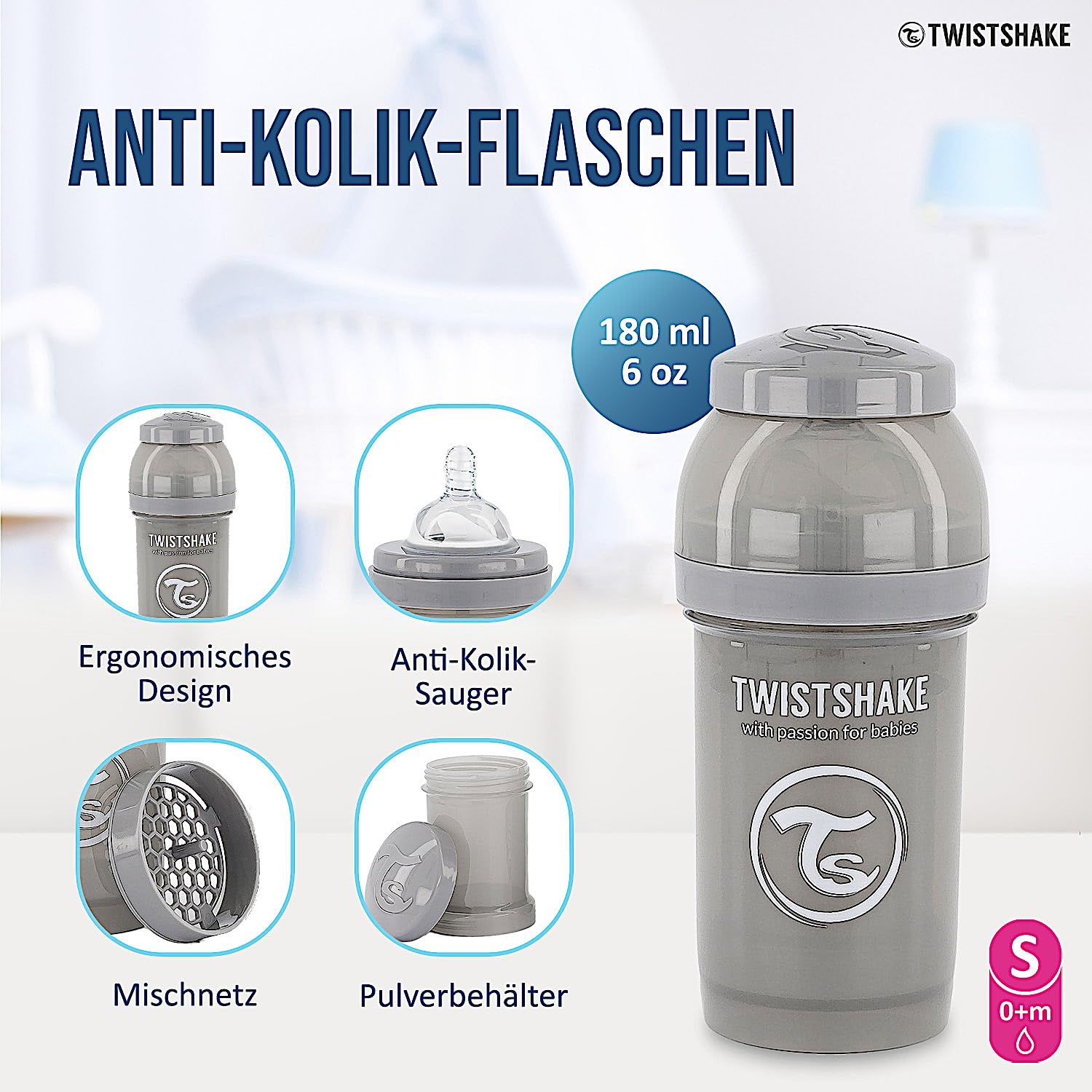 twistshake-2x-anti-kolik-babyflasche-mit-milchpulverbeh-lter-und-mixer-180-ml-gr image 2