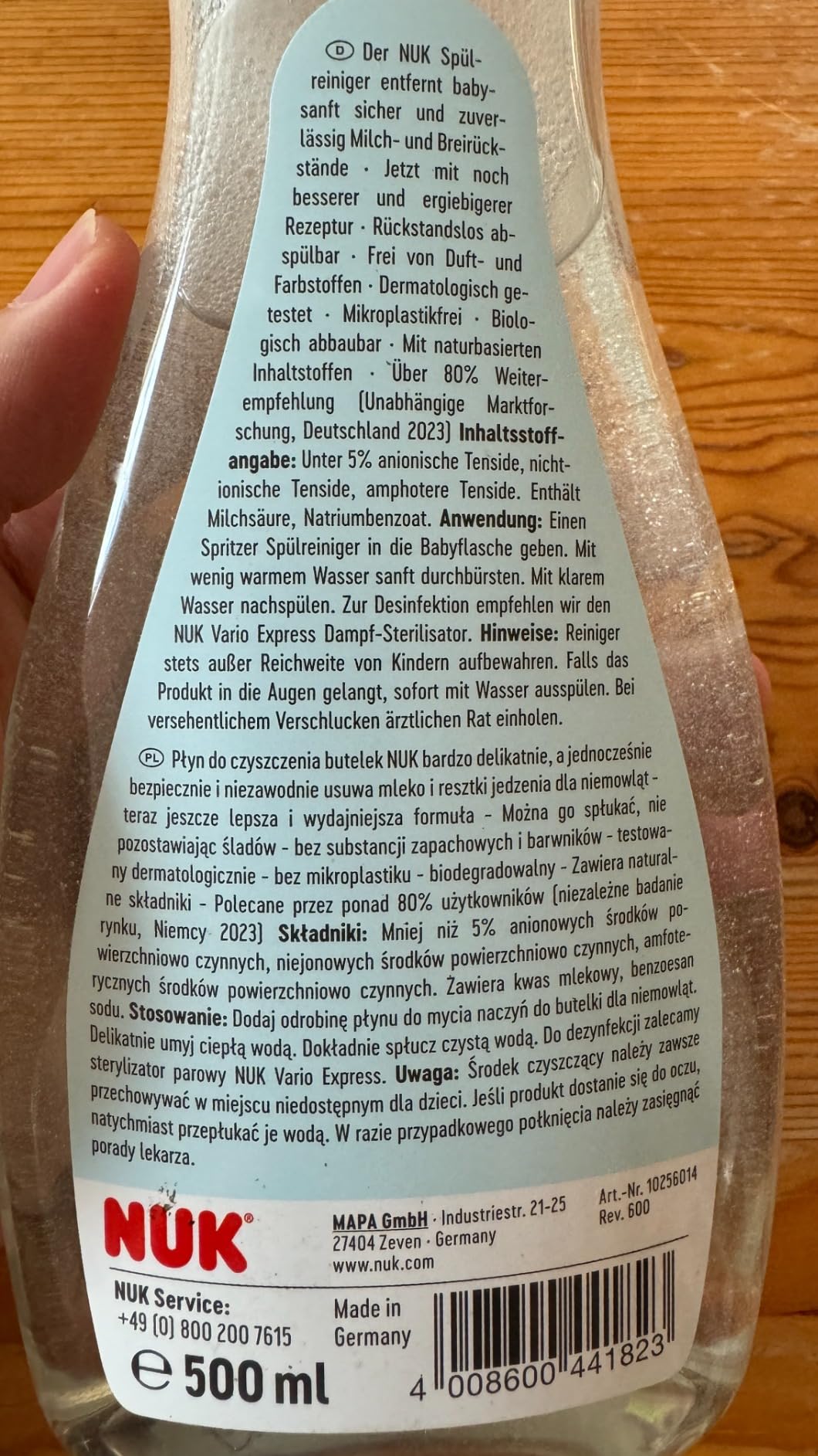 Für uns zu mild