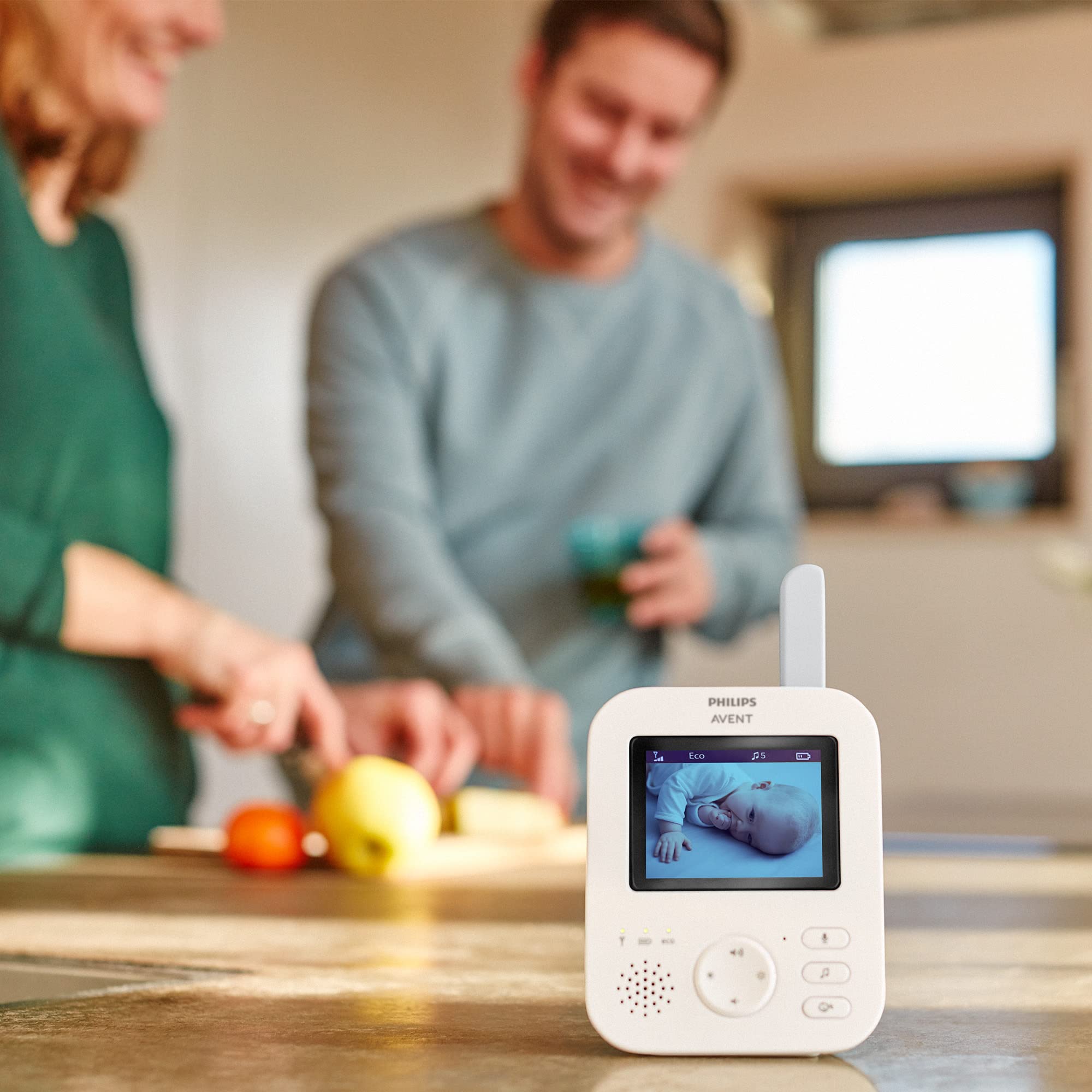 philips-avent-scd833-26-video-babyphone-mit-kamera-2-7-zoll-farbdisplay-nachtsic image 3