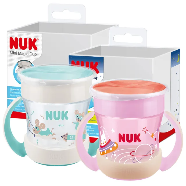 nuk-mini-magic-cup-night-trinklernbecher-360-auslaufschutz-160-ml-leuchtet-im-du image 1