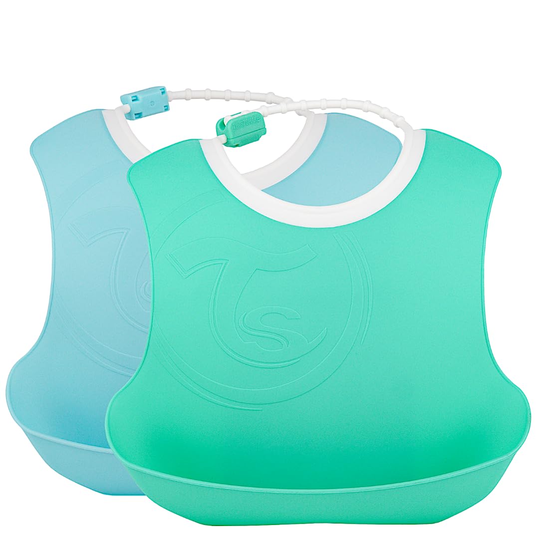 twistshake-babyl-tzchen-2er-pack-verstellbar-wasserdicht-bpa-frei-blaugr-n image 1