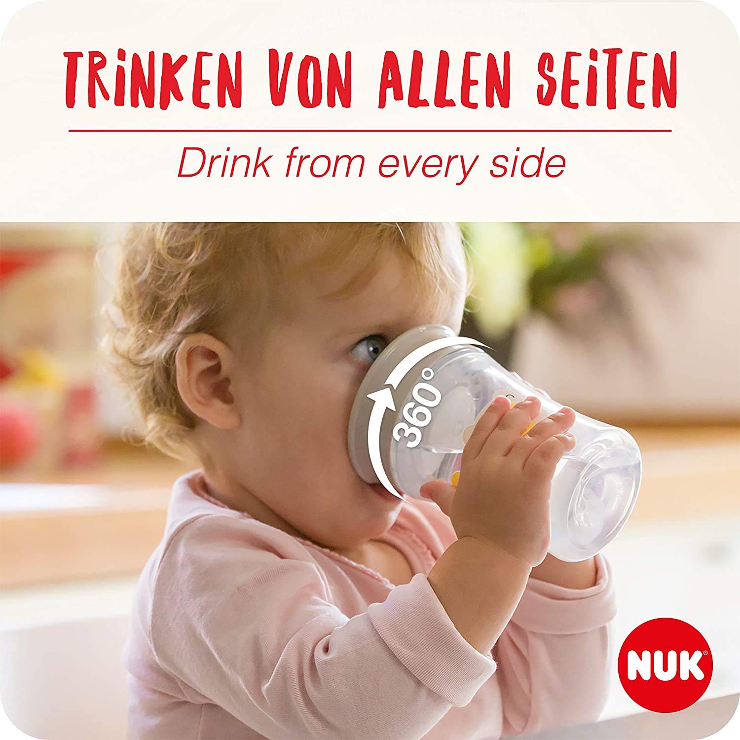 nuk-magic-cup-trinklernbecher-mit-gravur-230-ml-ab-8-monaten-mickey-mouse-grau image 2