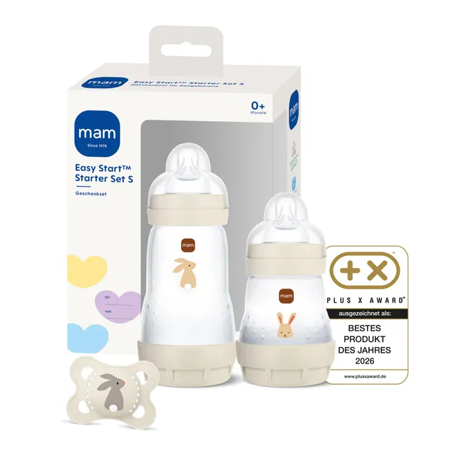 mam-easy-start-anti-colic-starter-set-s-0-monate-2-babyflaschen-mit-sauger-gr-1- image 1