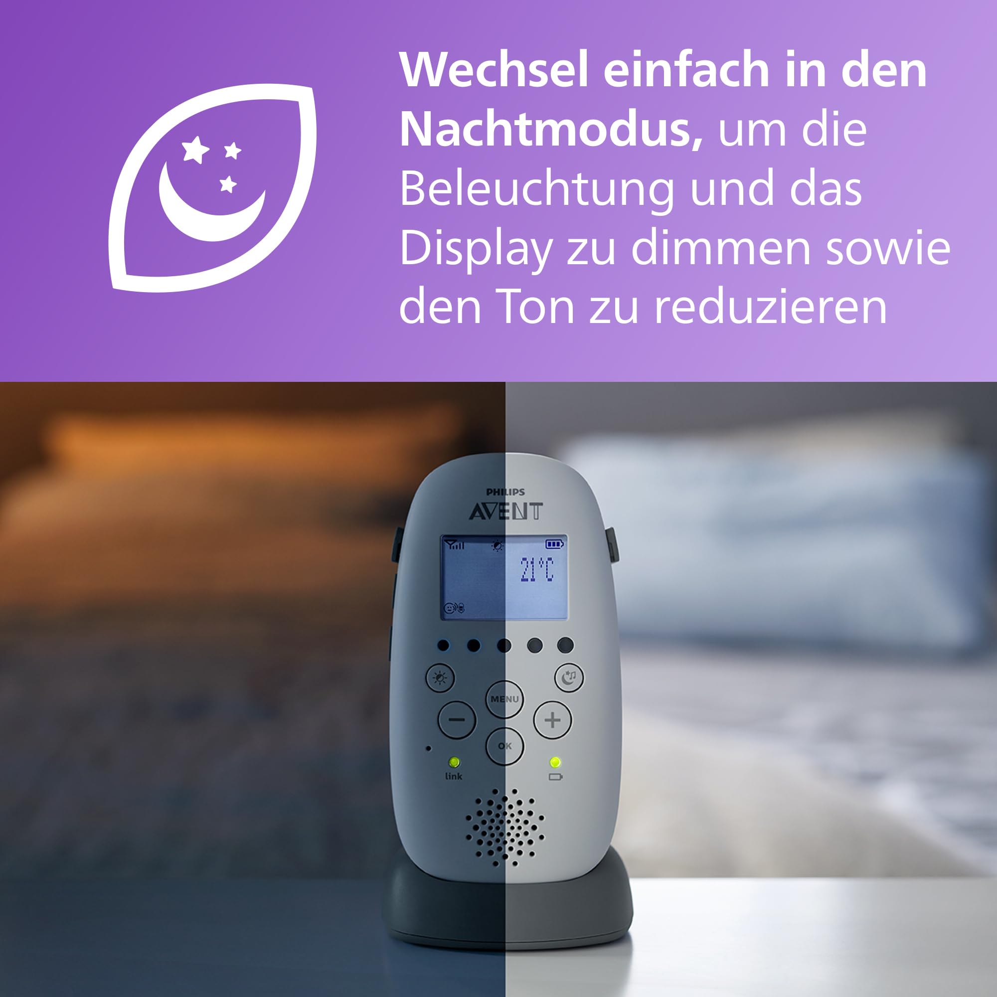 philips-avent-audio-babyphone-mit-dect-technologie-eco-mode-sternenhimmel-gegens image 7