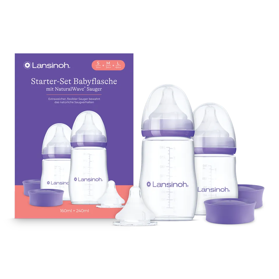 lansinoh-starter-set-babyflaschen-mit-naturalwave-sauger-10-statt-17-99 image 1