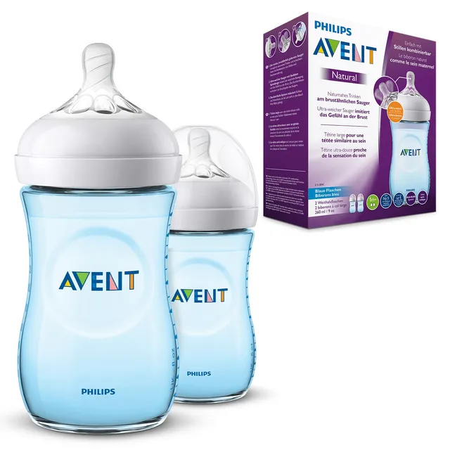 philips-avent-natural-babyflasche-mit-sauger-f-r-langsamen-nahrungsfluss-modell--2 image 1