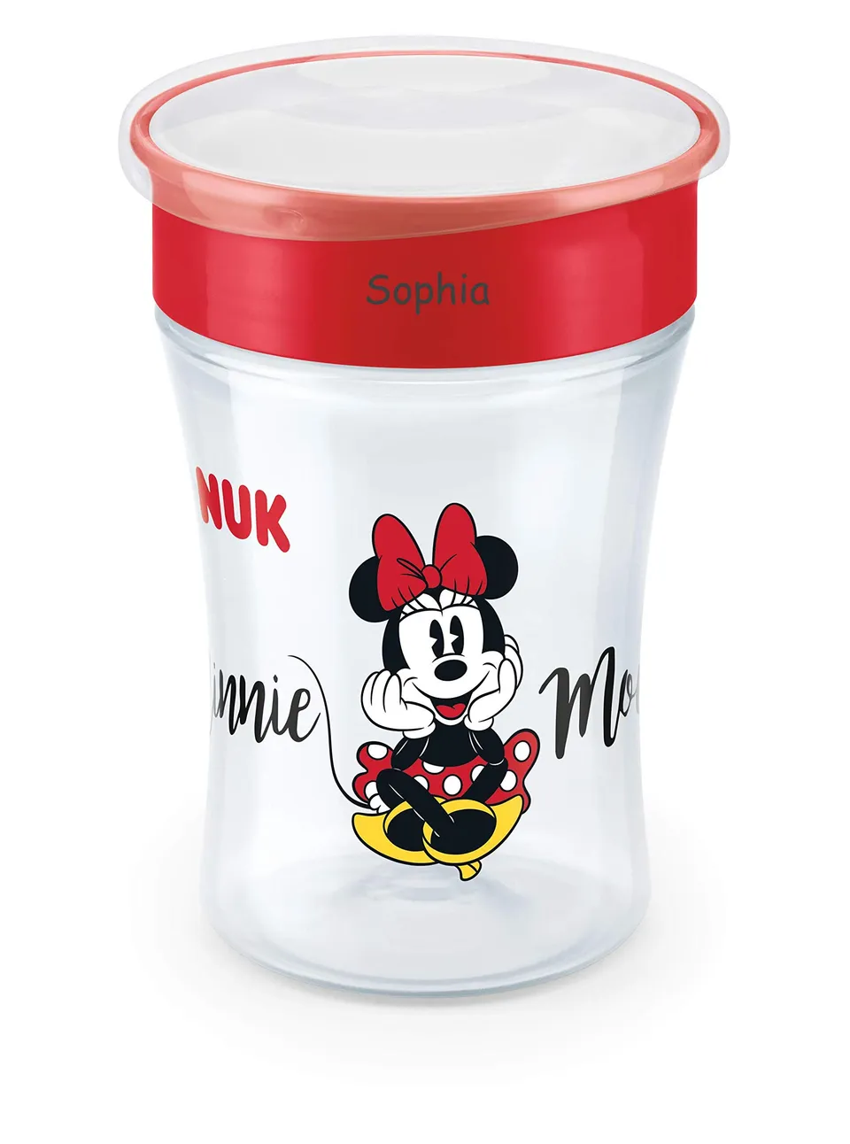 nuk-magic-cup-trinklernbecher-mit-pers-nlicher-gravur-230-ml-ab-8-monaten-minnie image 1