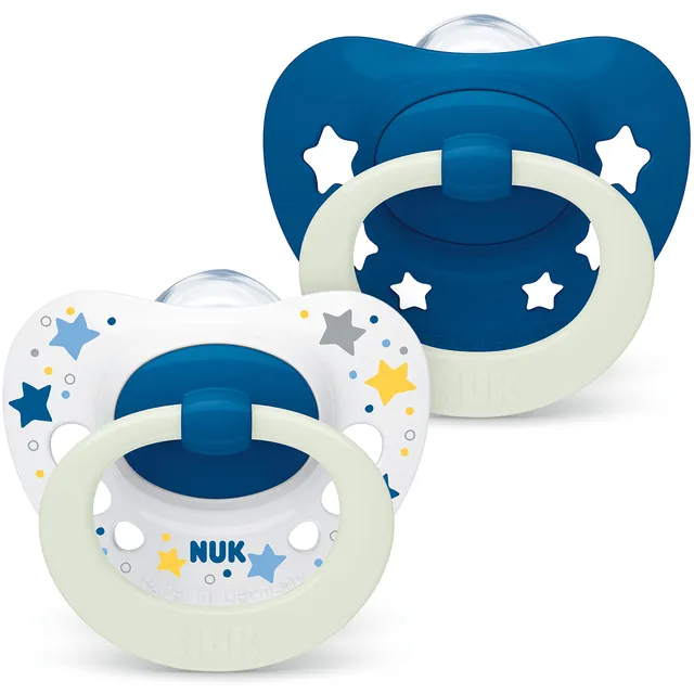 nuk-signature-night-babyschnuller-0-6-monate-beruhigt-95-der-babys-bpa-freies-si image 1