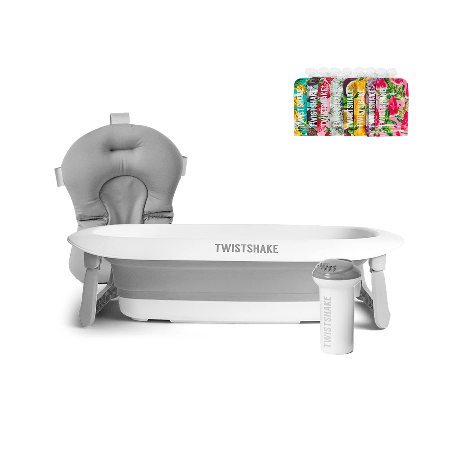 twistshake-baby-badeset-4er-set-faltbare-badewanne-kissen-sp-lbecher-8x-quetschi image 1