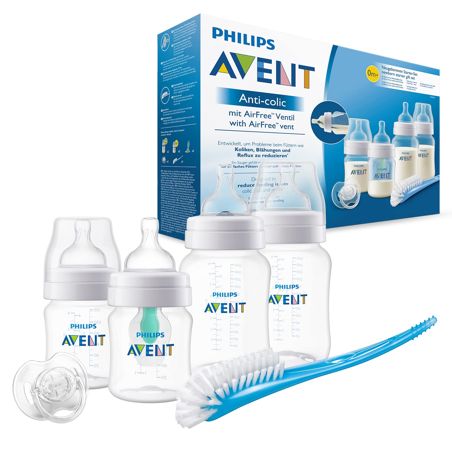 philips-avent-anti-kolik-mit-airfree-ventil-geschenkset-modell-scd807-00 image 1