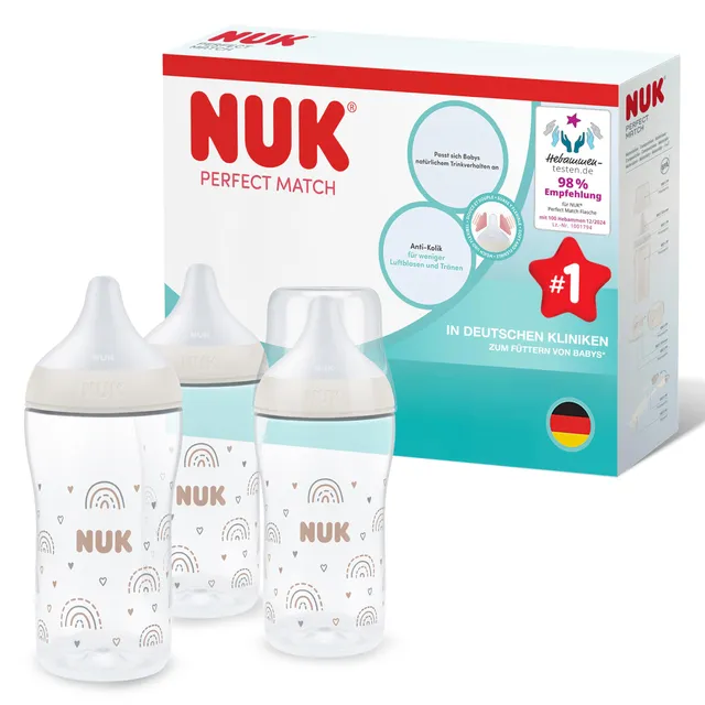 nuk-perfect-match-babyflaschenset-3-st-ck-260-ml-ab-3-monate-silikontrinksauger- image 1