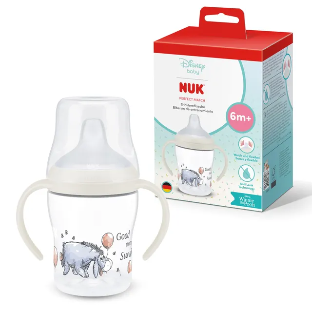 nuk-perfect-match-trinklernflasche-6-monate-150-ml-auslaufsicherer-trinklernbech image 1