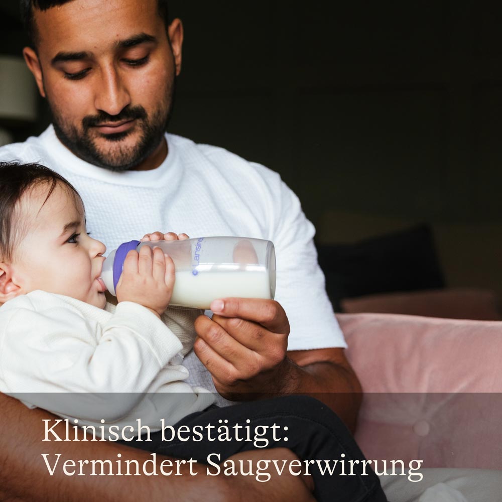 lansinoh-babyflasche-mit-naturalwave-sauger-l-4-x-330-ml image 2