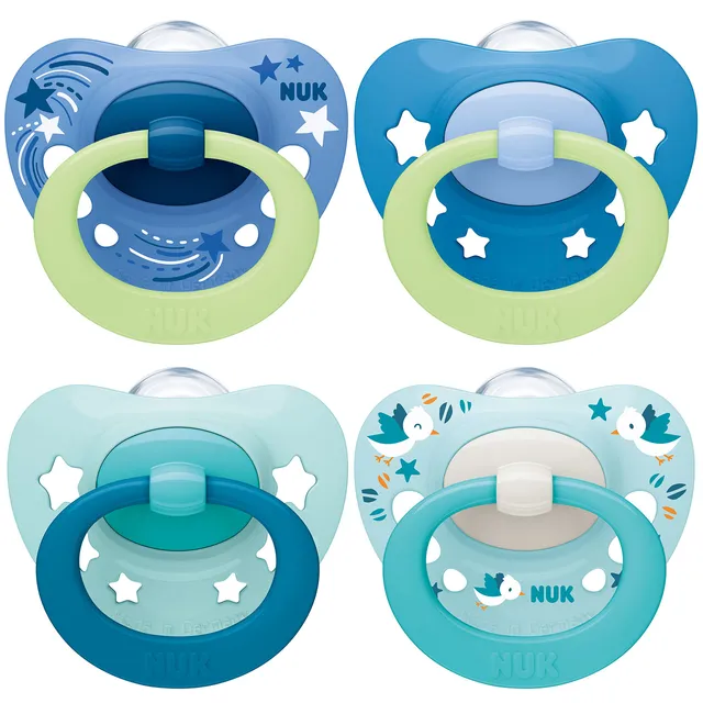 nuk-signature-schnuller-4er-set-2x-signature-2x-signature-night-mit-leuchteffekt-2 image 1