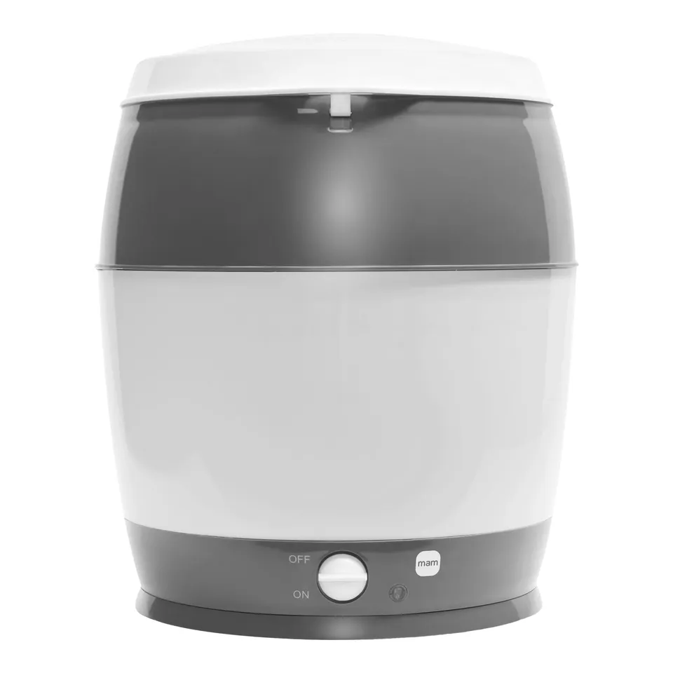 mam-elektrischer-dampfsterilisator-f-r-babyflaschen-sauger-zubeh-r-inkl-oberkorb image 1