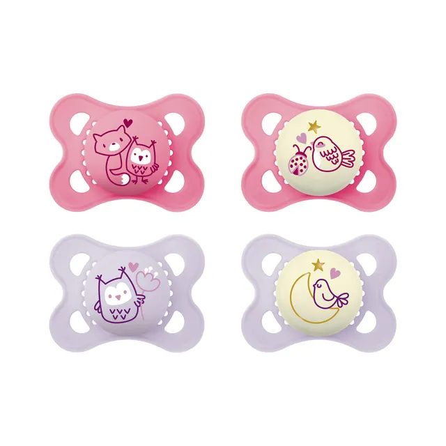 mam-original-pure-day-night-schnuller-4er-set-0-6-monate-nachhaltig-skinsoft-sil image 1