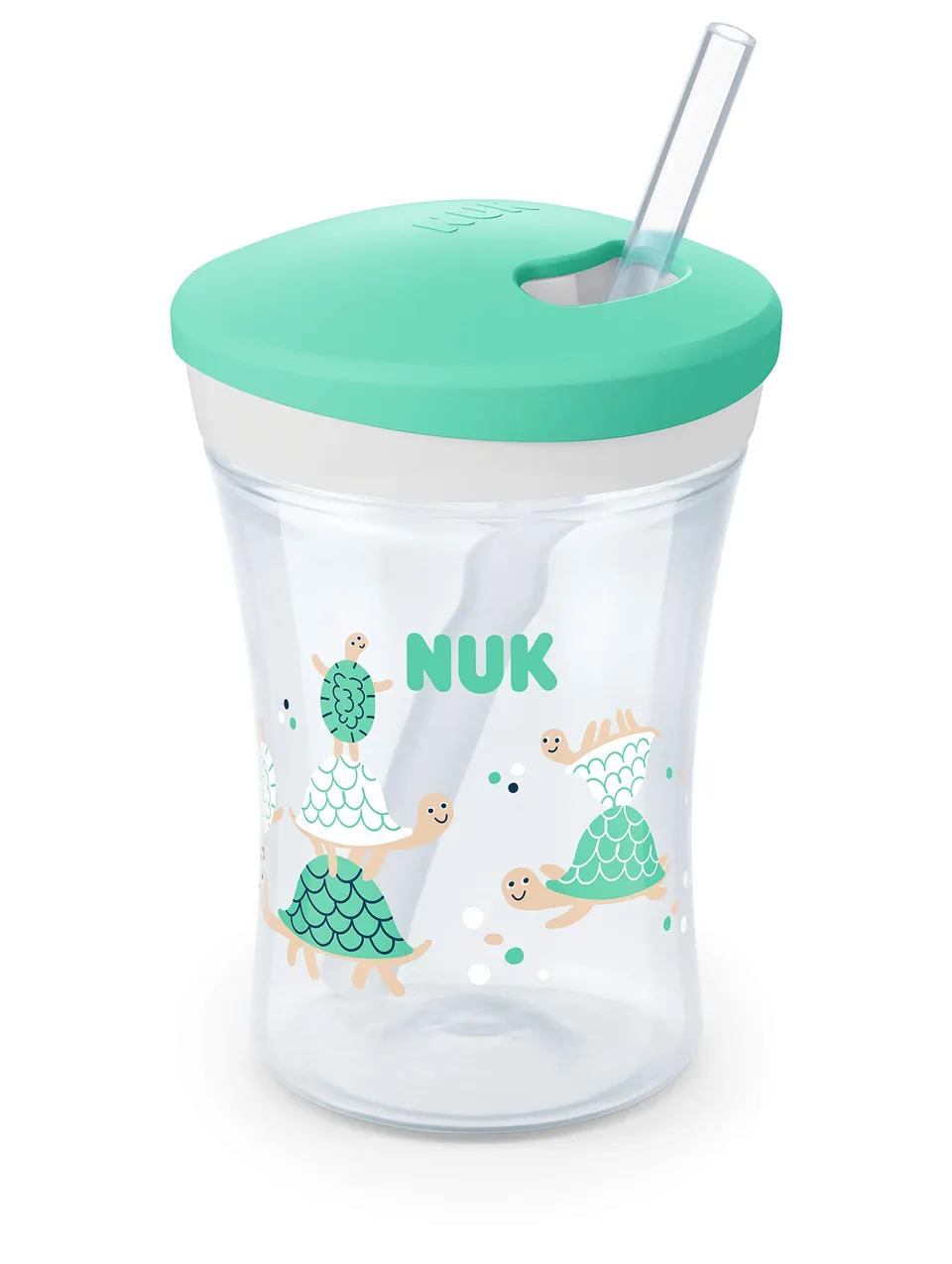 nuk-action-cup-trinklernflasche-mit-weichem-trinkhalm-auslaufsicher-12-monate-23 image 1