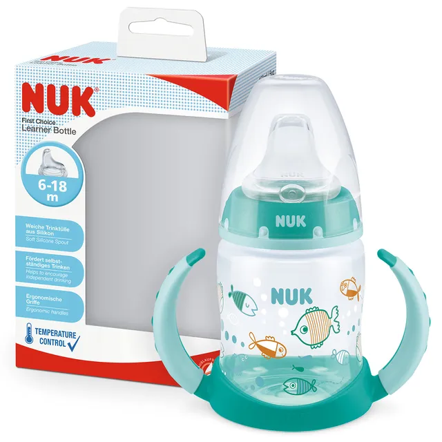 nuk-first-choice-trinklernbecher-6-18-monate-150-ml-mit-griffen-und-orthodontisc image 1