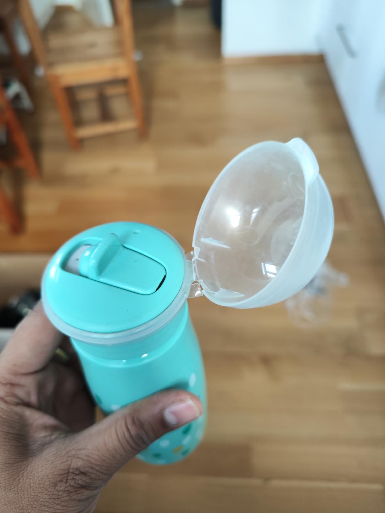 Tolle Flasche, Strohhalm gewöhnungsbedürftig