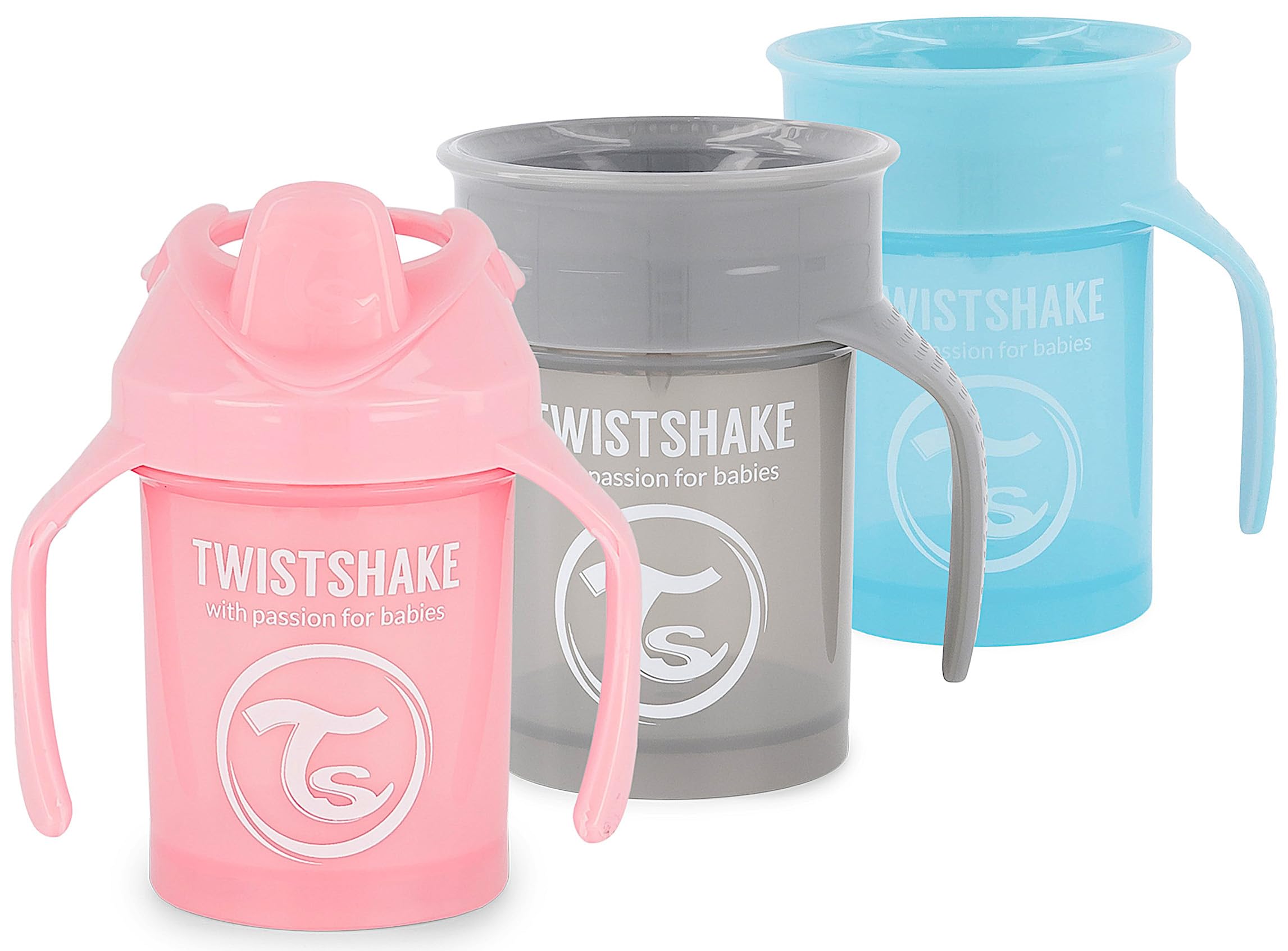 twistshake-trinkbecher-set-3-teilig-2x-360-becher-1x-minibecher-rosa-blau image 1