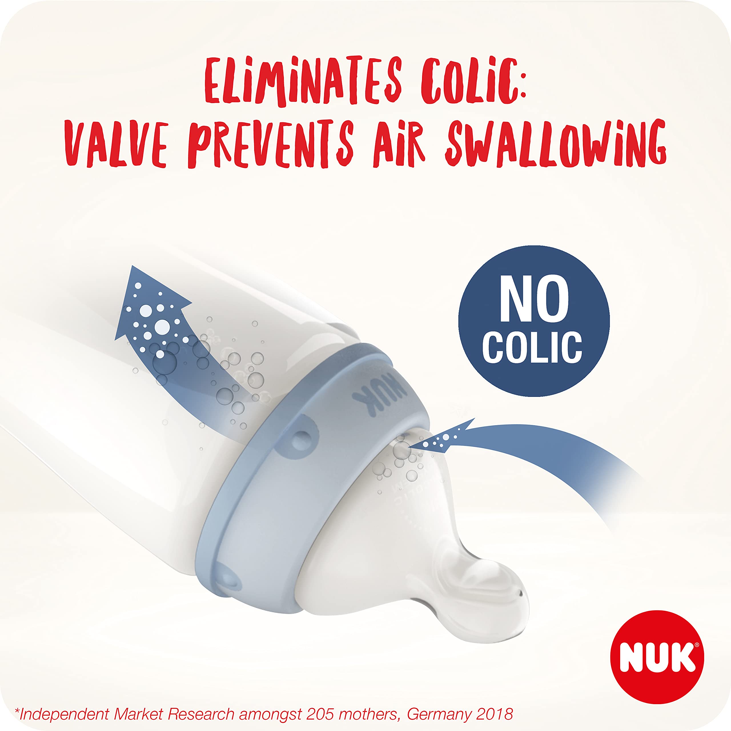 nuk-erste-wahl-babyflasche-0-6-monate-300-ml-temperaturanzeige-anti-kolik-ventil image 3