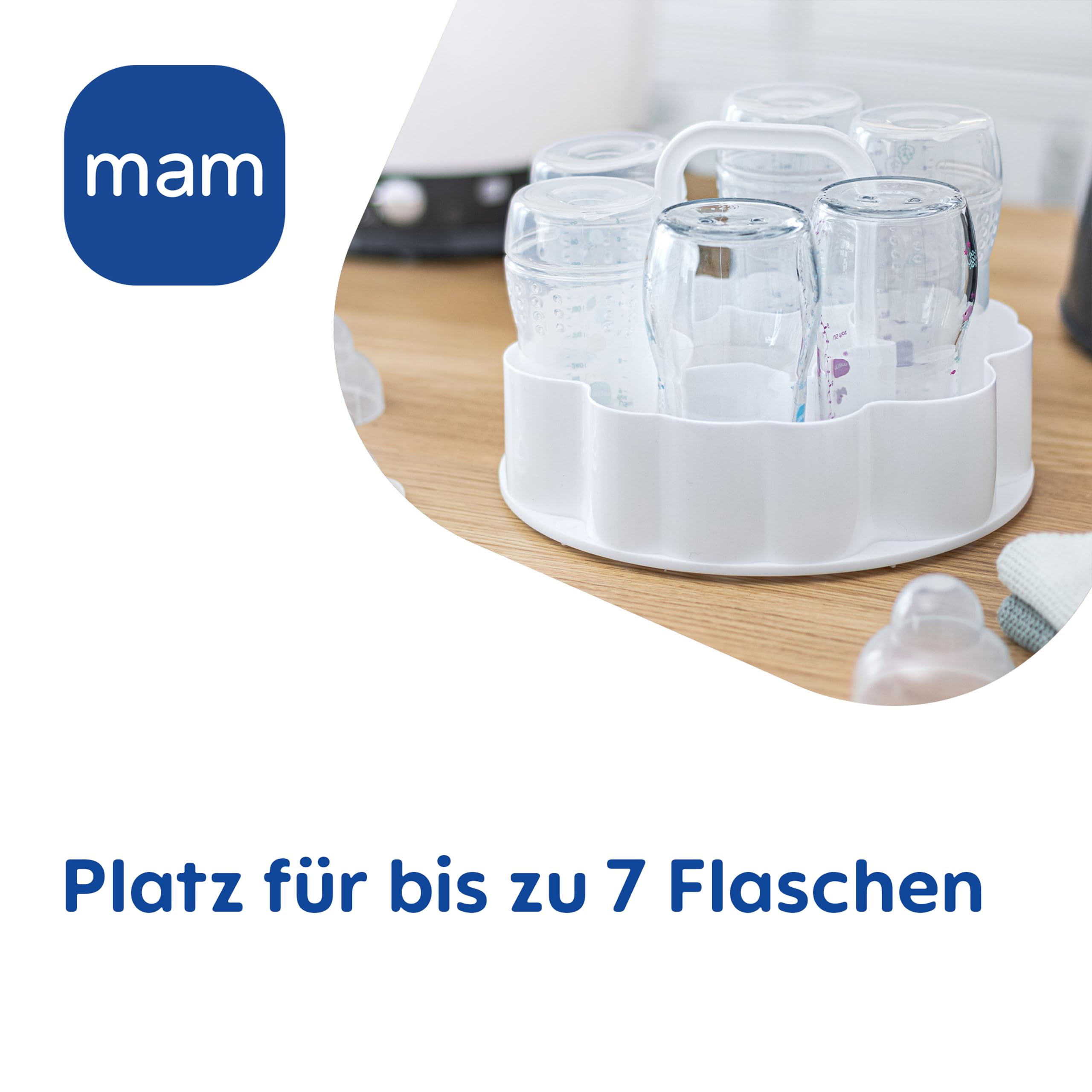 mam-elektrischer-dampfsterilisator-f-r-babyflaschen-sauger-zubeh-r-inkl-oberkorb image 3
