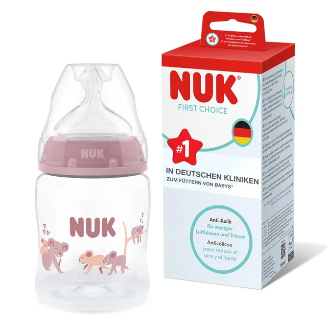 nuk-first-choice-babyflasche-0-monate-150-ml-anti-kolik-temperature-control-koal image 1