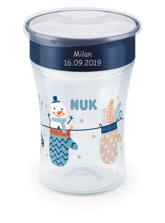 nuk-magic-cup-trinklernbecher-mit-pers-nlicher-gravur-230-ml-ab-8-monaten-snow-e image 1