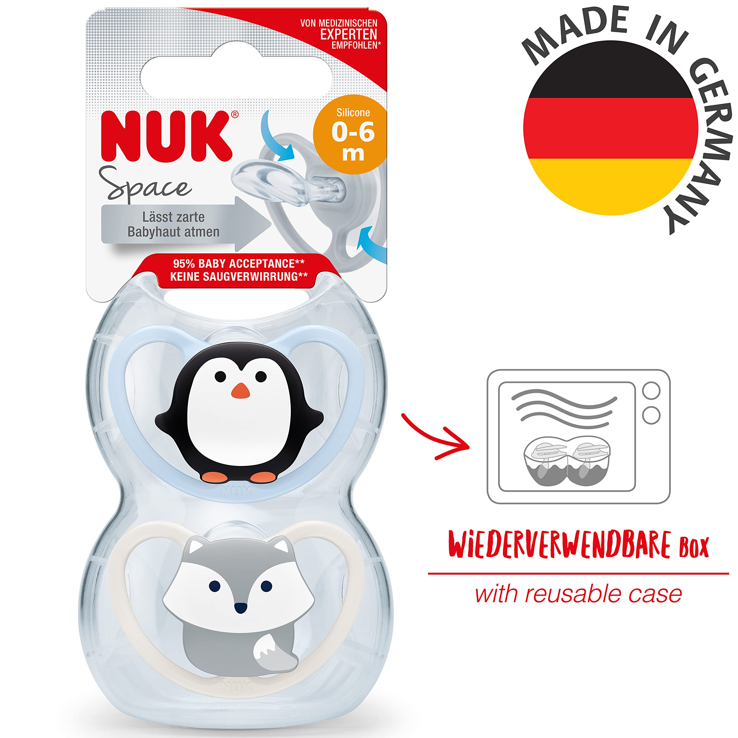 nuk-space-schnuller-0-6-monate-extra-bel-ftung-bpa-freies-silikon-pinguin-fuchs- image 5