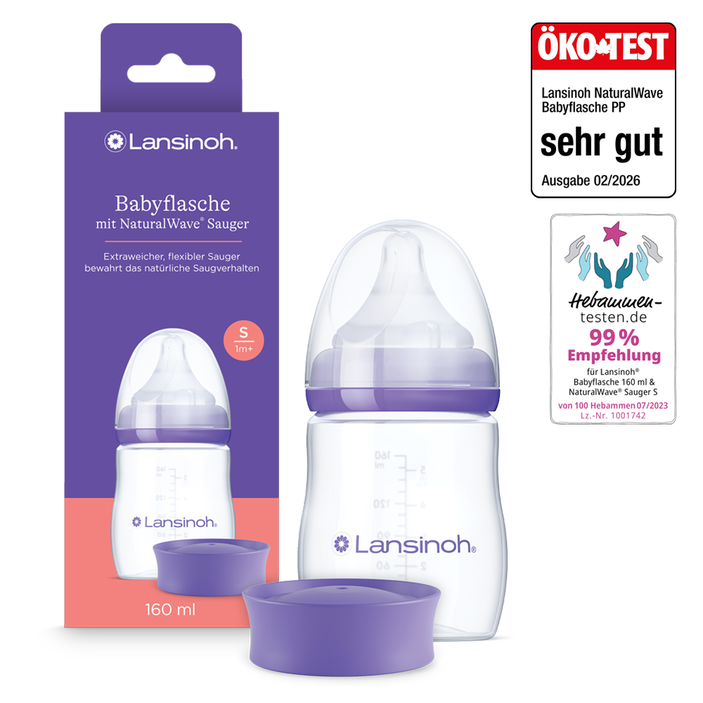 lansinoh-babyflasche-mit-naturalwave-sauger-160-ml-f-r-gestillte-babys image 1
