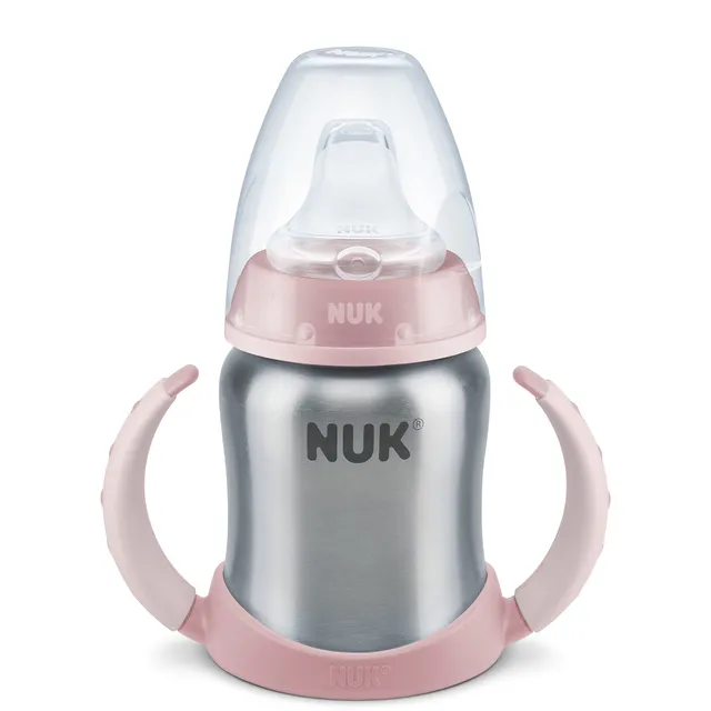 nuk-learner-cup-trinklernbecher-aus-edelstahl-125-ml-6-18-monate-auslaufsicher-d-2 image 1