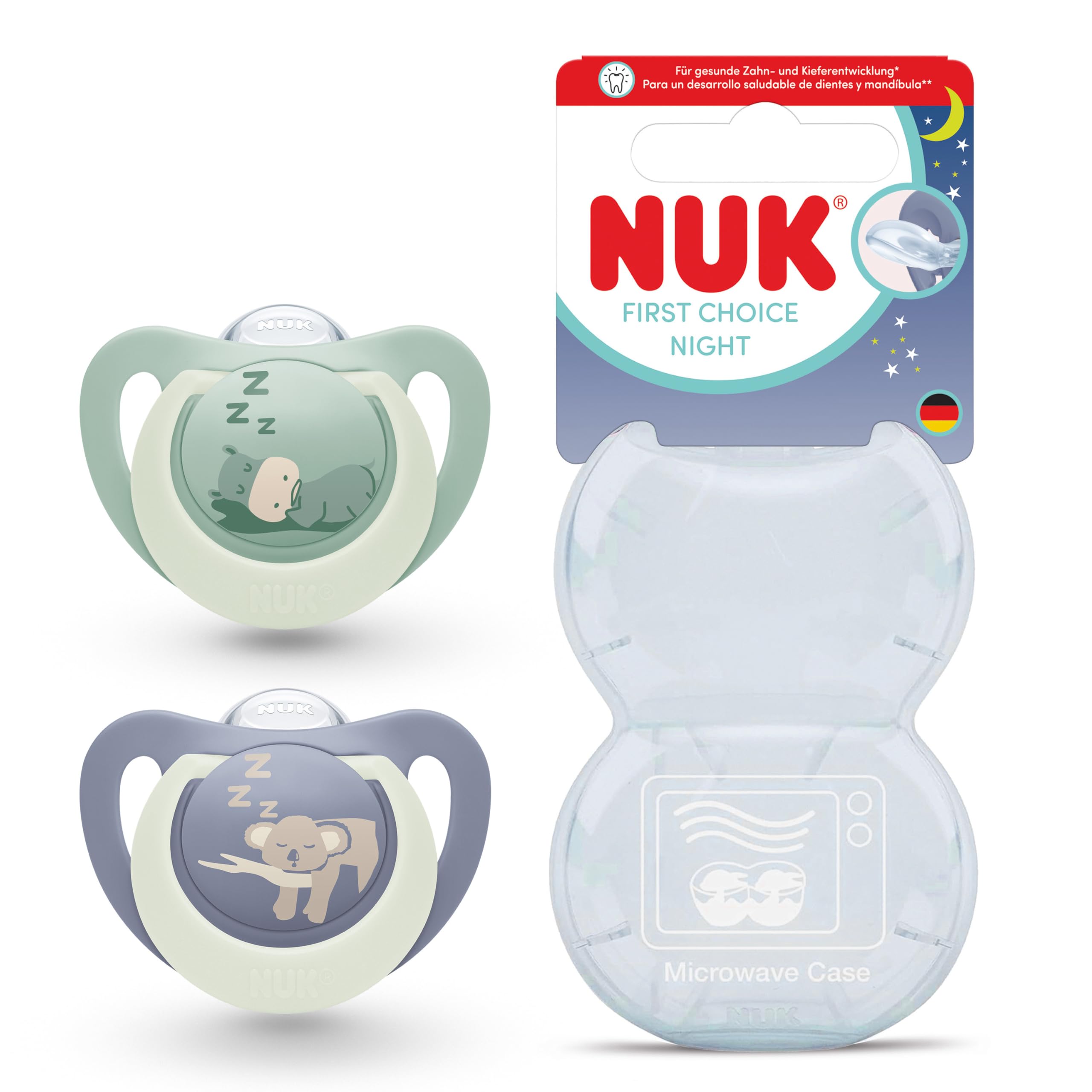 nuk-first-choice-night-baby-schnuller-18-36-monate-im-dunkeln-leuchtend-orthodon image 1