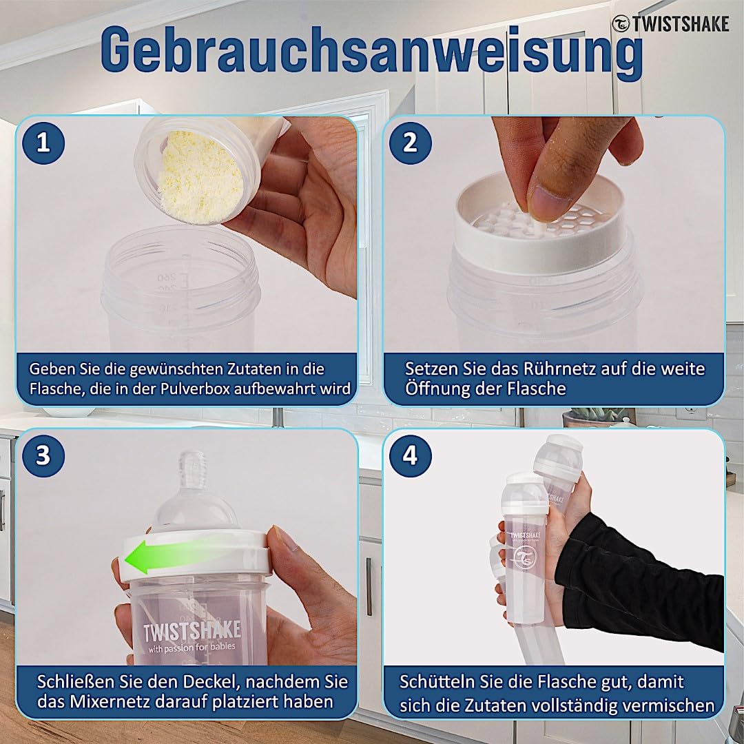 twistshake-anti-kolik-babyflasche-330-ml-mit-milchpulverbeh-lter-und-mixer-schne image 5
