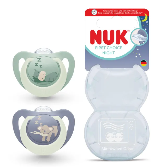 nuk-first-choice-night-baby-schnuller-6-18-monate-orthodontisch-leuchtet-im-dunk image 1