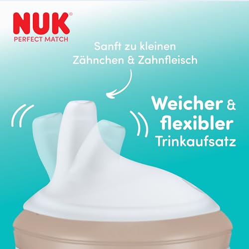 nuk-perfect-match-lernflaschensauger-ab-6-monaten-auslaufsichere-trinklernaufs-t image 5