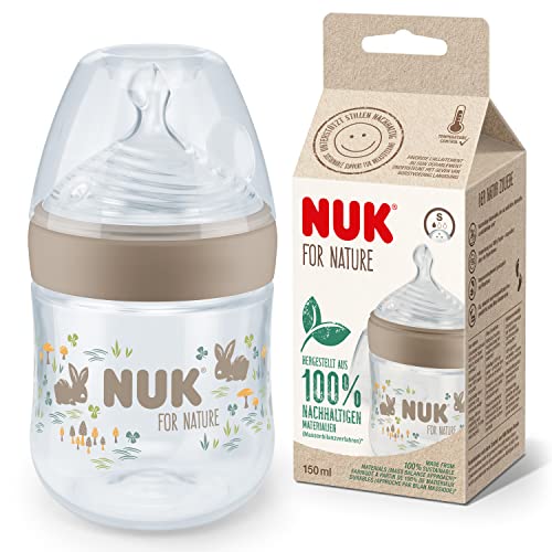 nuk-for-nature-babyflasche-150-ml-silikon-trinksauger-anti-colic-temperature-con image 8