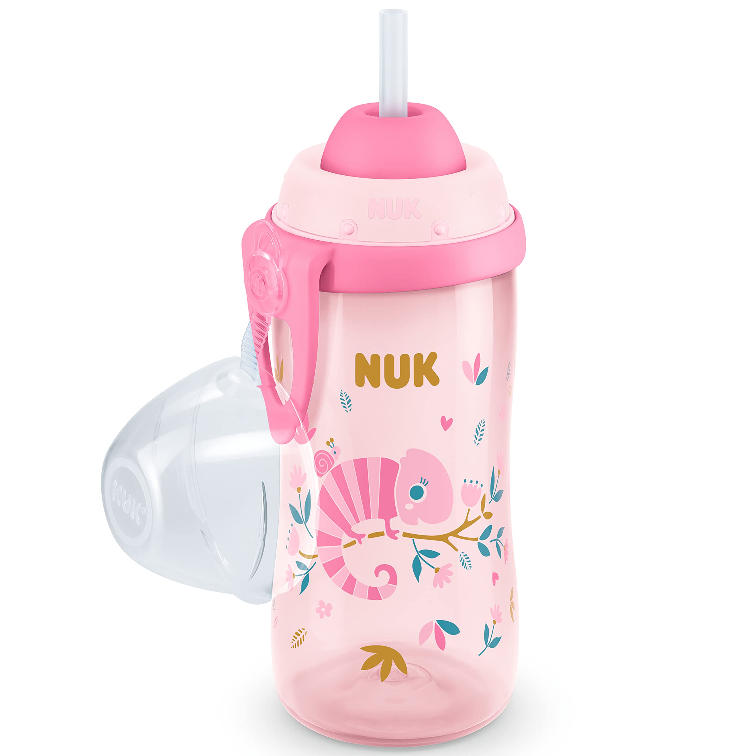 nuk-flexi-cup-trinklernflasche-mit-cham-leon-effekt-300-ml-12-monate-auslaufsich image 3